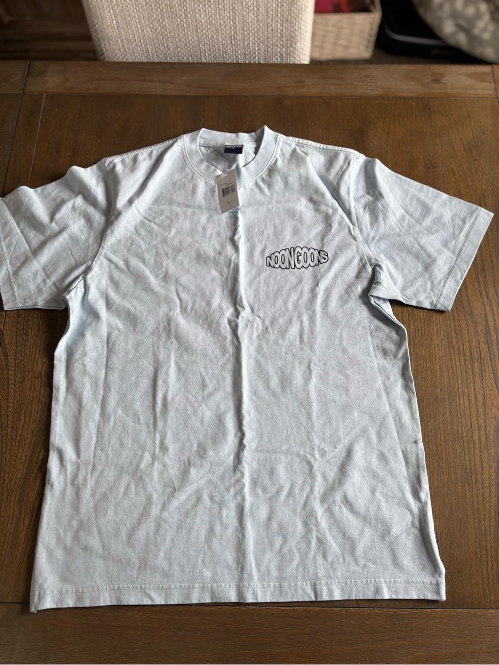 Light Blue Logo Short Sleeve Tee